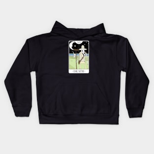 Death - adventure time tarot card Kids Hoodie